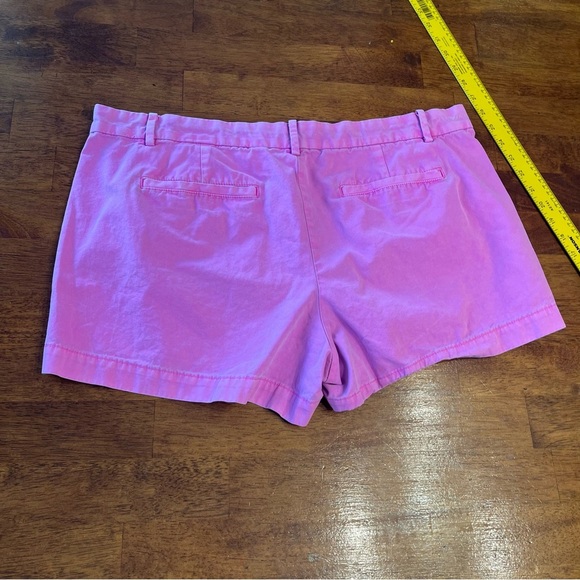 GAP Vibrant Pink Women's Sun-kissed Shorts khakis by gal size 16 100% cotton - Picture 9 of 10
